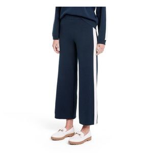 La ligne Navy w/ White Stripe Sweater Knit Pants